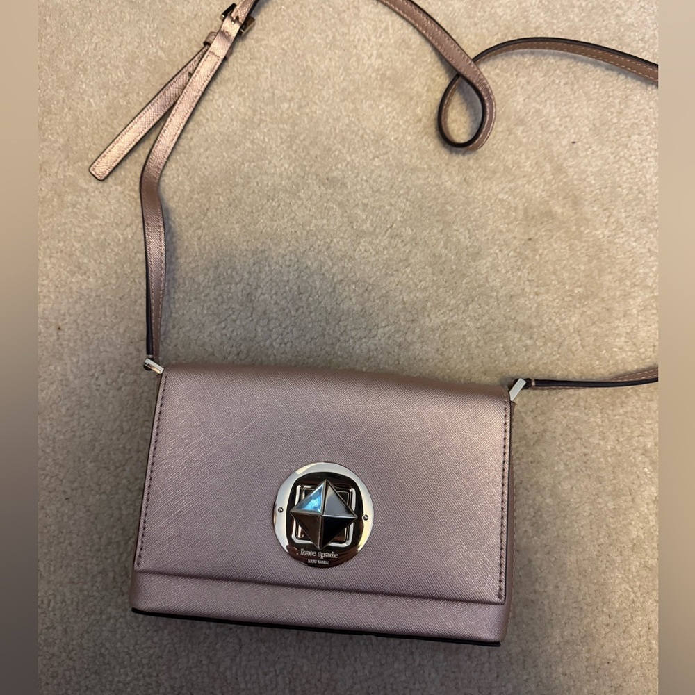Kate Spade rose gold crossbody bag